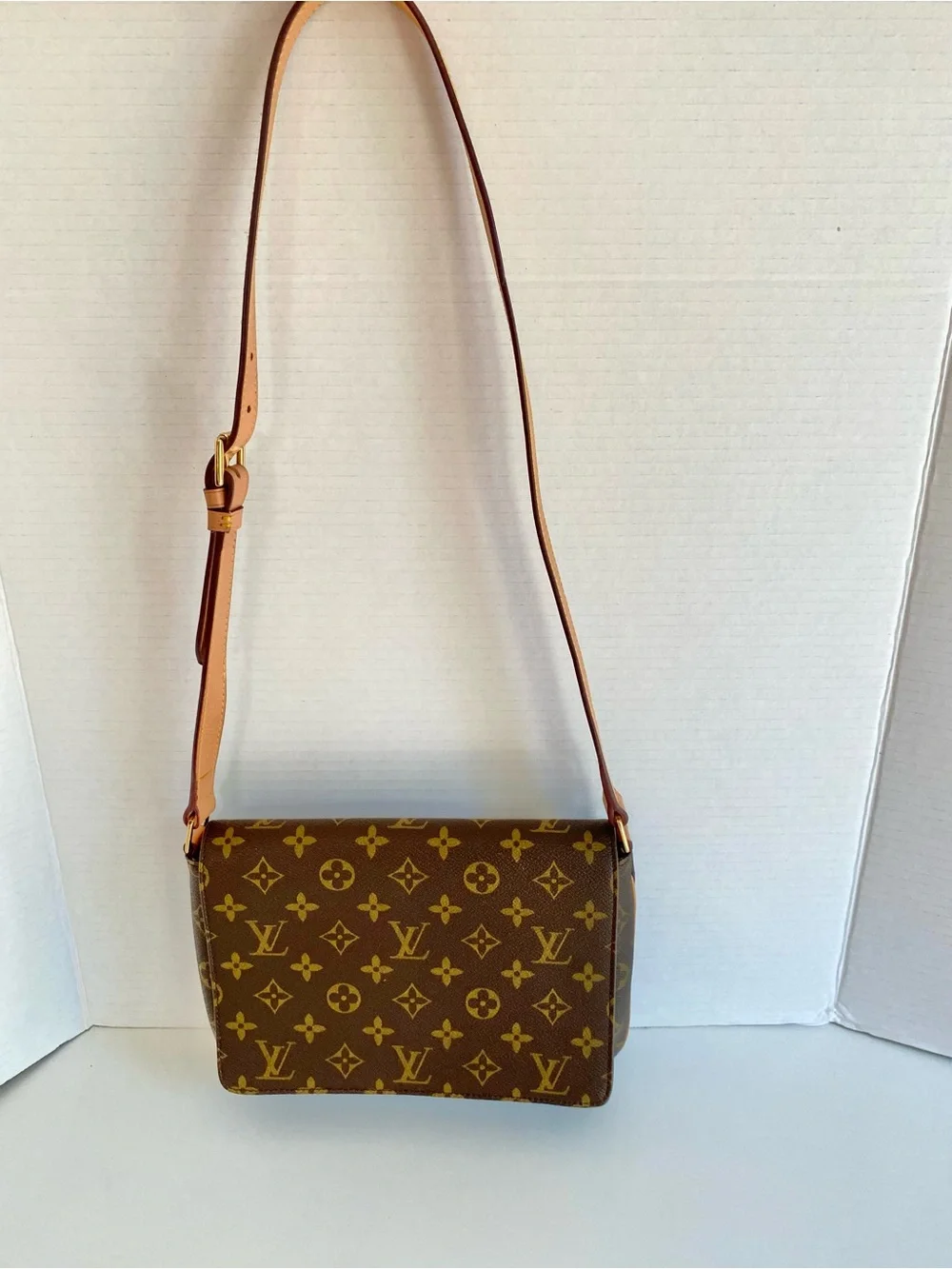 Louis Vuitton Inspired Musette Tango Monogram Shoulder Bag